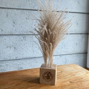 Artisan made dried flower cube